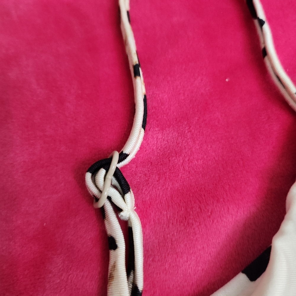 Good American Satin Better Bikini in Rose Cheetah - Picture 8 of 9